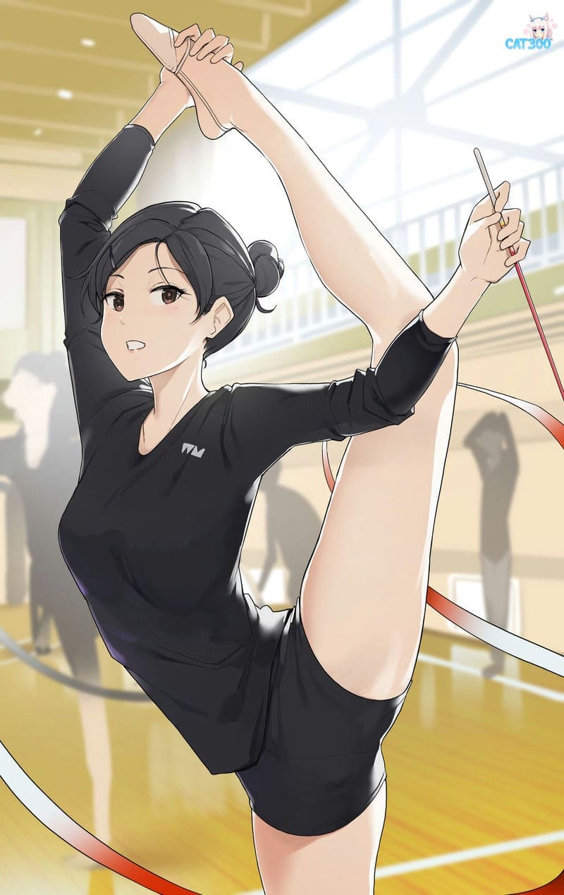 ลีลาแม่สาวยิมนาสติก1