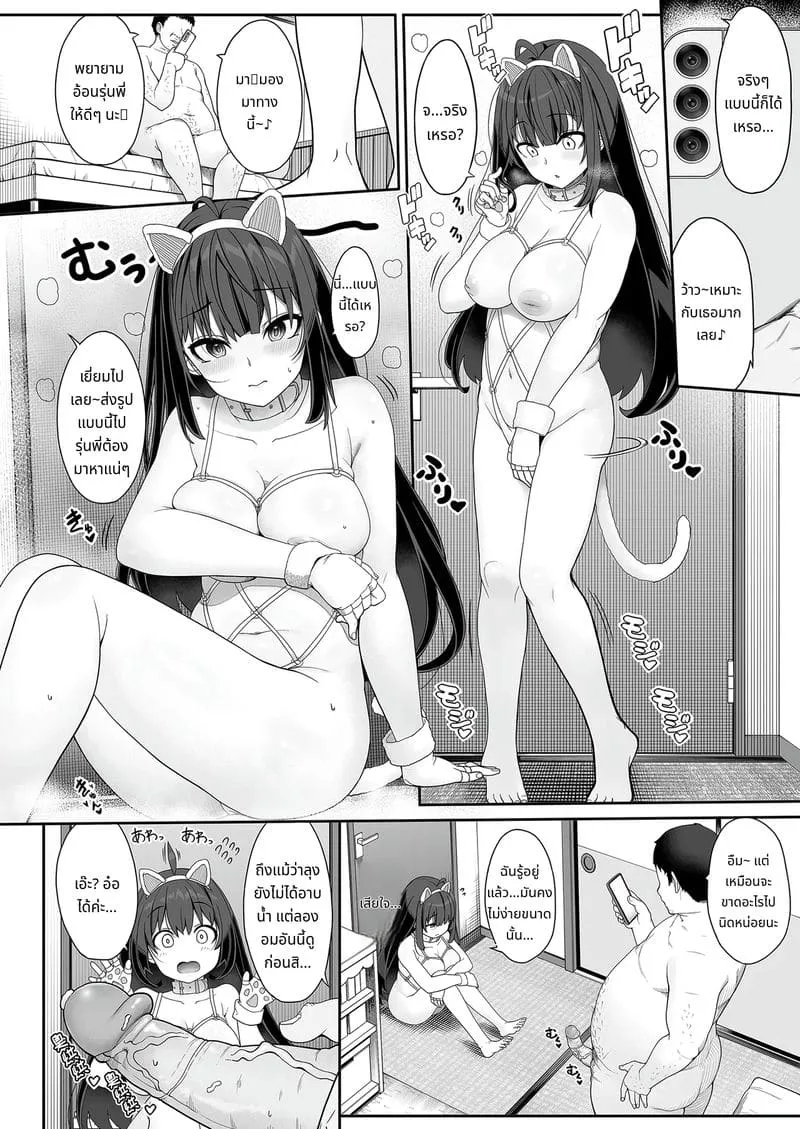 สาวแมวเงี่ยนรอควย16